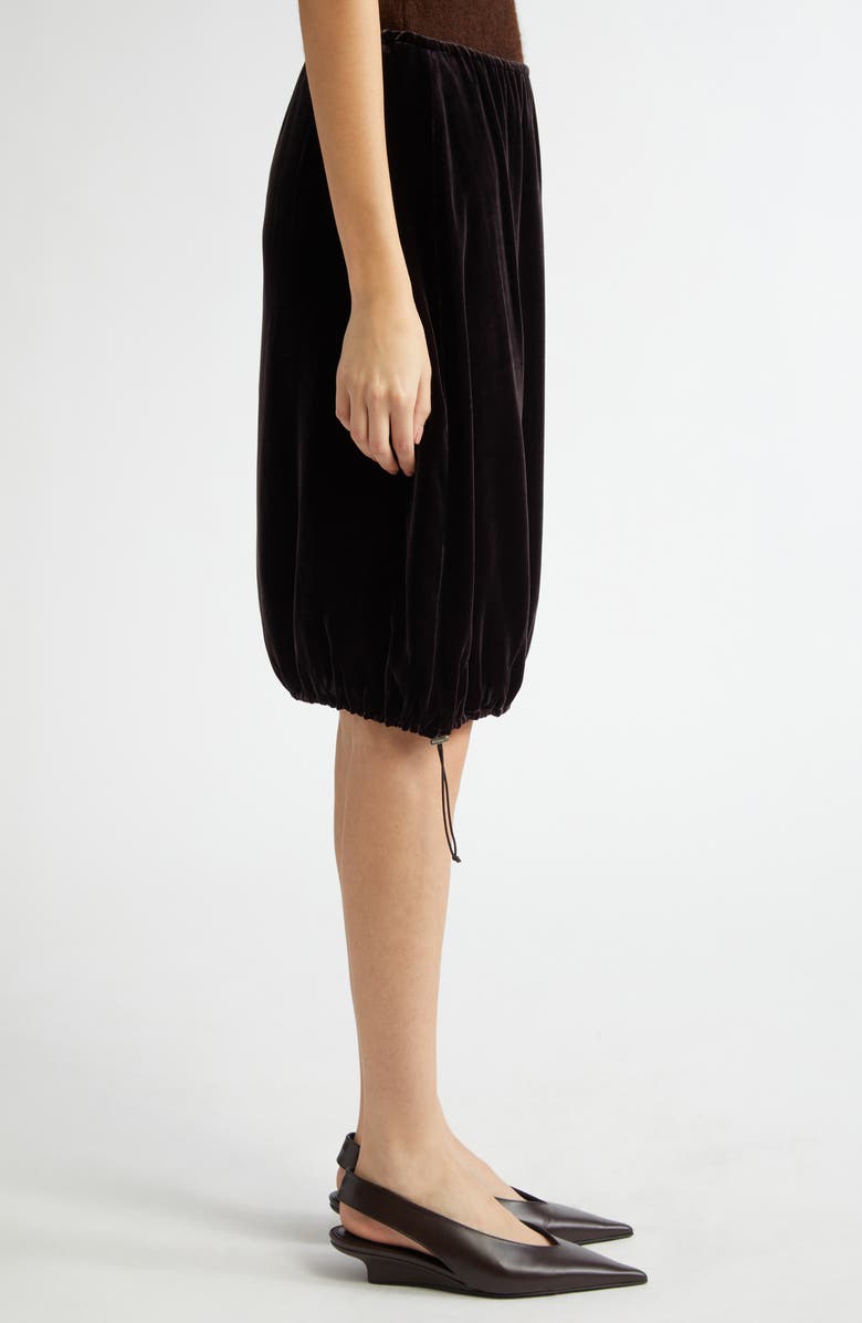 Paloma Wool Vivien Velvet Skirt, Alternate, color, Brown