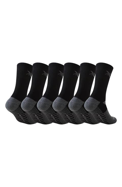 6-Pack Dri Tech Moisture Control Socks
