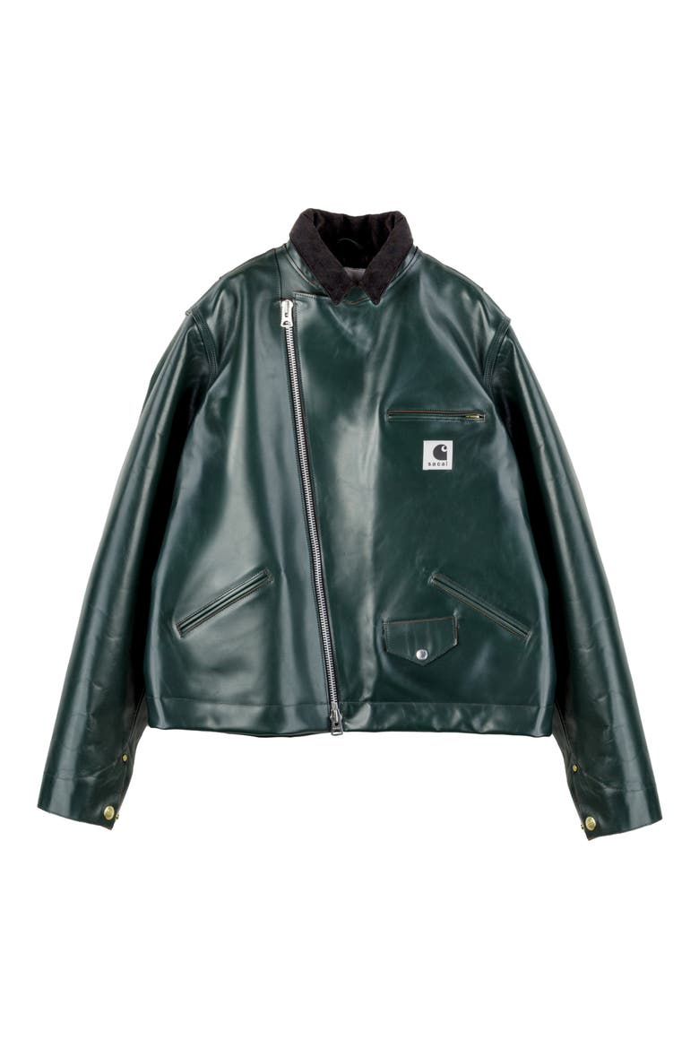 Carhartt WIP Leather Jacket (Men) | Nordstrom