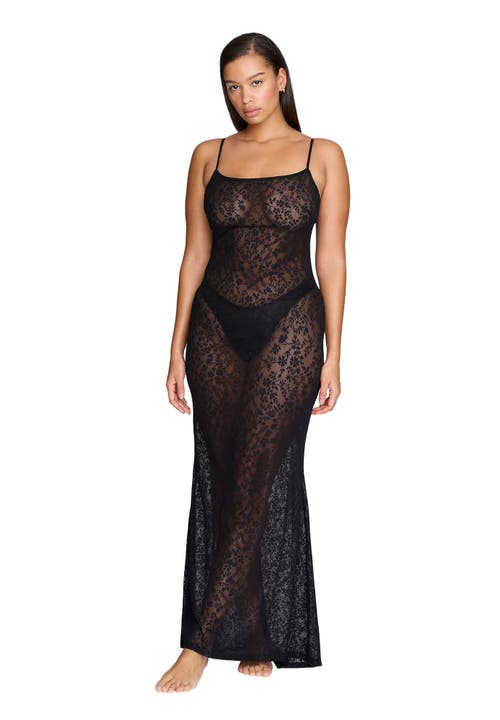 Cuup The Long Slip Dress In Black