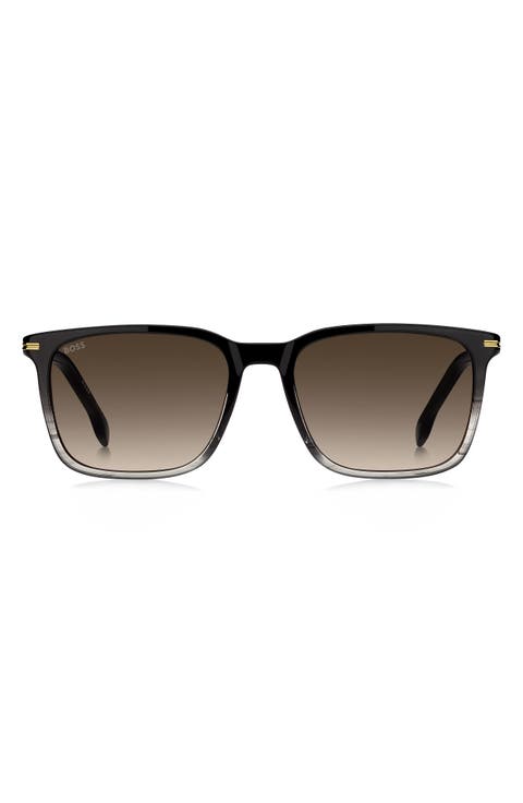 55mm Rectangular Sunglasses