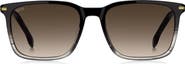 BOSS 55mm Rectangular Sunglasses