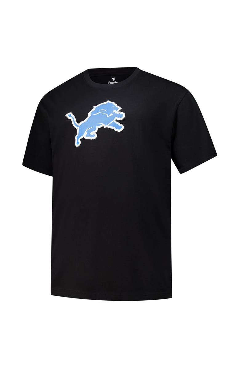 FANATICS Men's Fanatics Amon-Ra St. Brown Black Detroit Lions Big & Tall Player Name & Number T-Shirt, Alternate, color, 