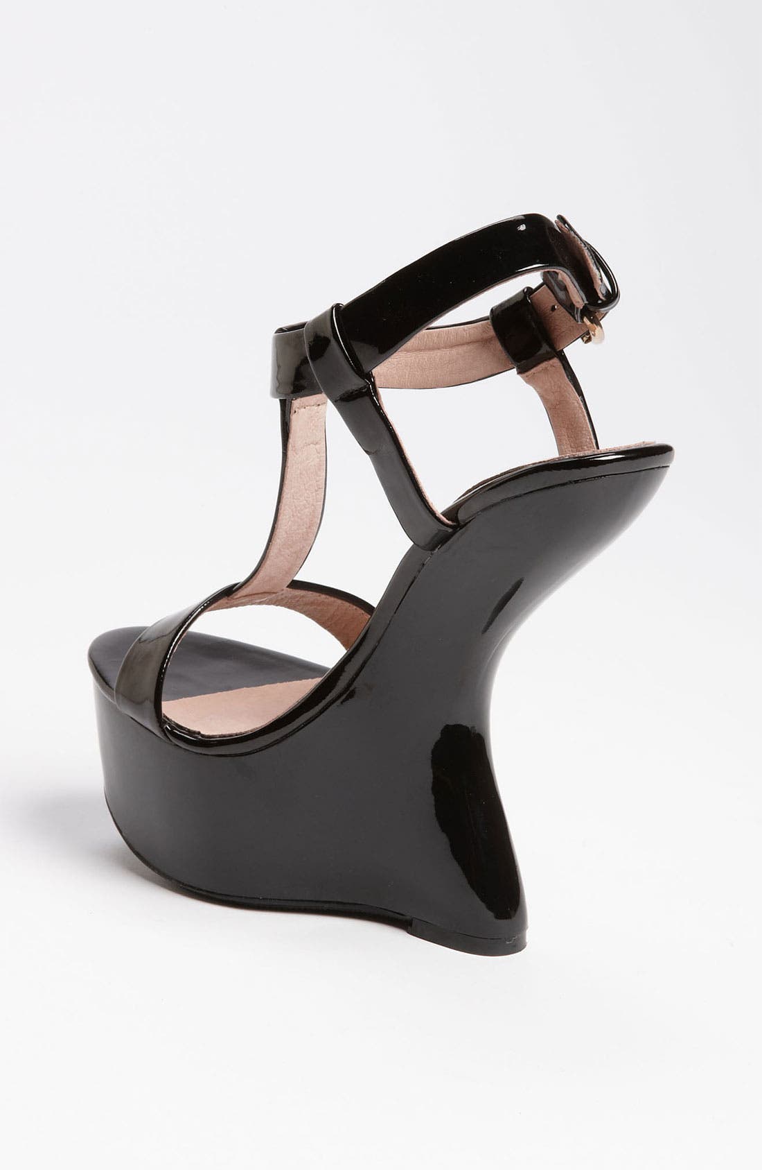 'Controversy' Sandal, Alternate, color, BLACK