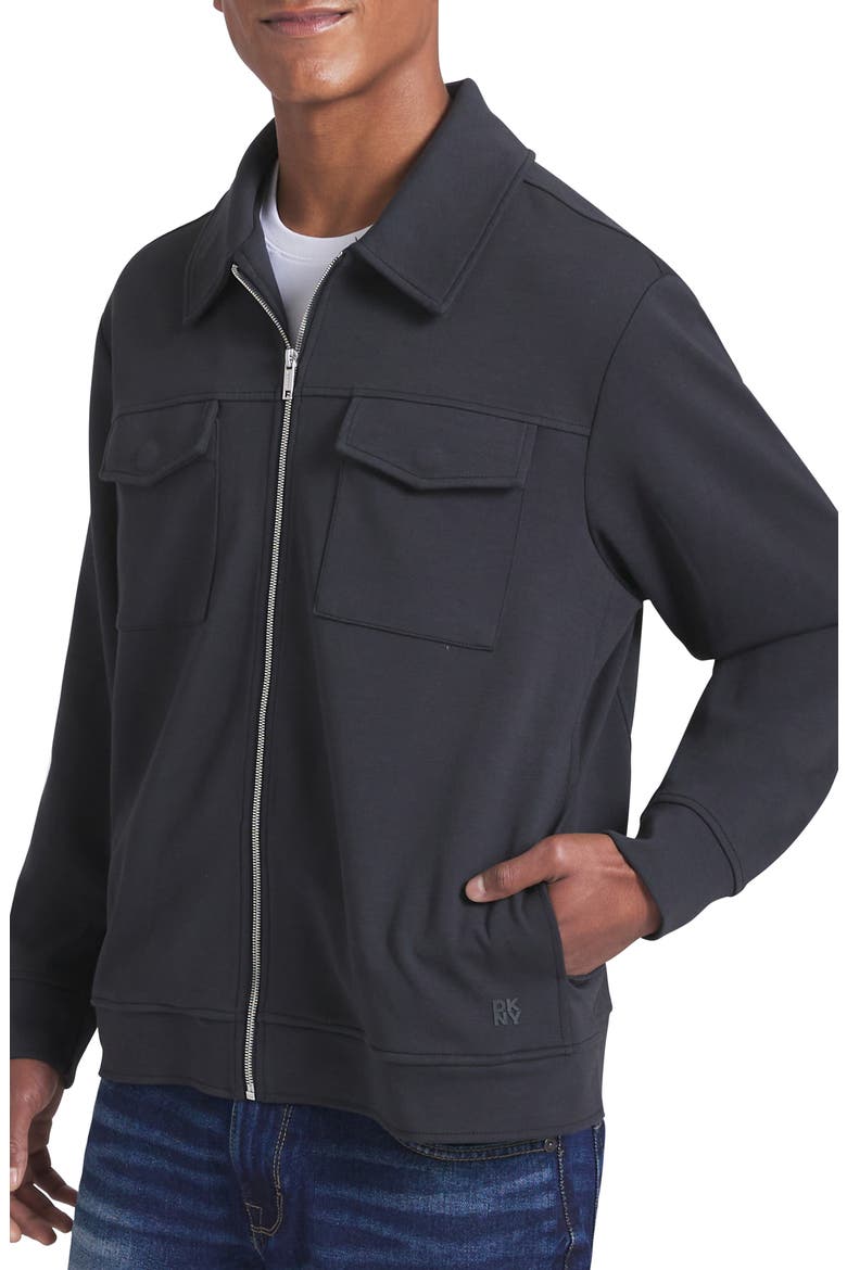 Empire Knit Jacket, Alternate, color, BLACK