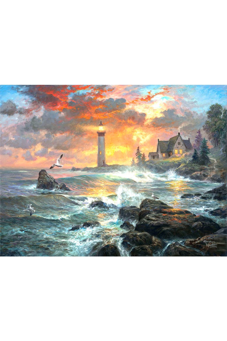 Seaside Light 500 piece Jigsaw Puzzle for Adults, Alternate, color, Multicolor