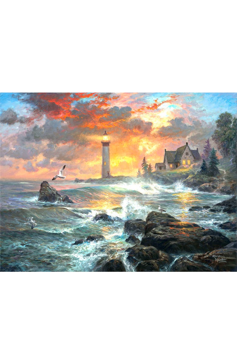 Sunsout Seaside Light 500 piece Jigsaw Puzzle for Adults, Alternate, color, Multicolor