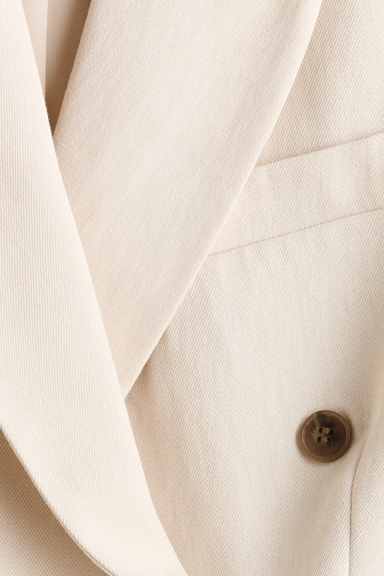 Double-breasted Blazer, Alternate, color, Light beige