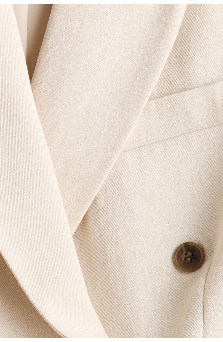 H&M Double-breasted Blazer, Alternate, color, Light Beige