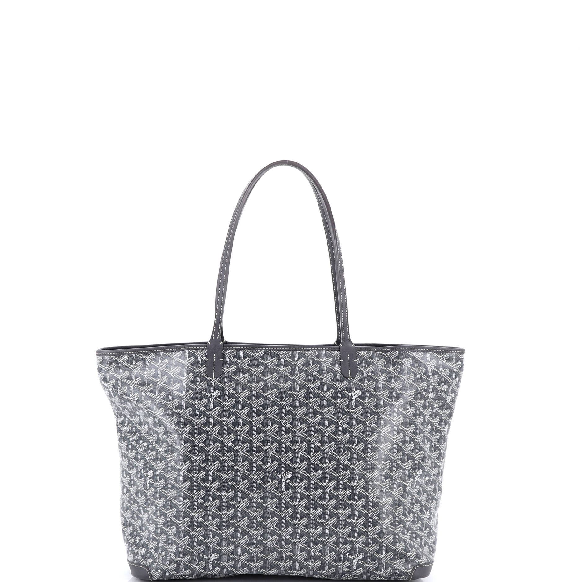 Pre-Owned Goyard Artois Tote Coated Canvas MM, Alternate, color, Gray