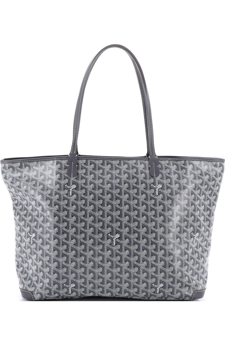 Pre-Owned Goyard Artois Tote Coated Canvas MM, Alternate, color, Gray