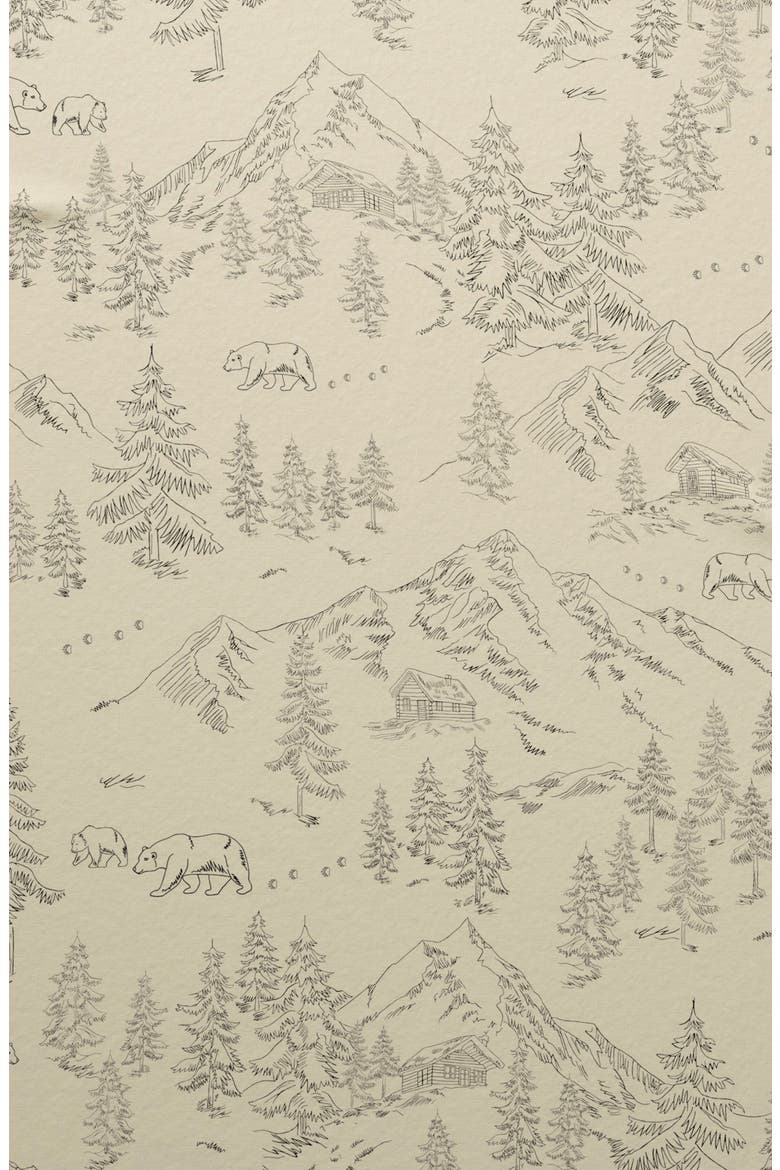 Lodge Print Microfiber Sheet Set, Alternate, color, BEAR MOUNTAIN