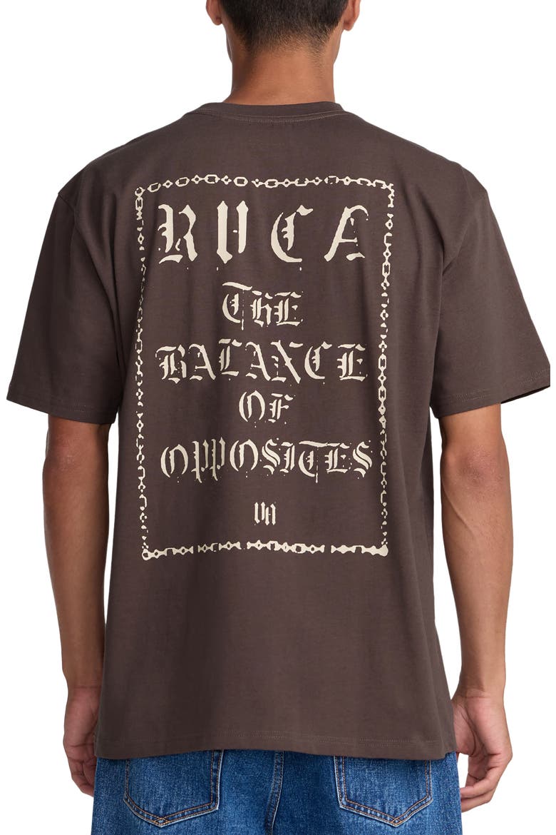 Dark Link Oversize Cotton Graphic T-Shirt, Alternate, color, MOCHA