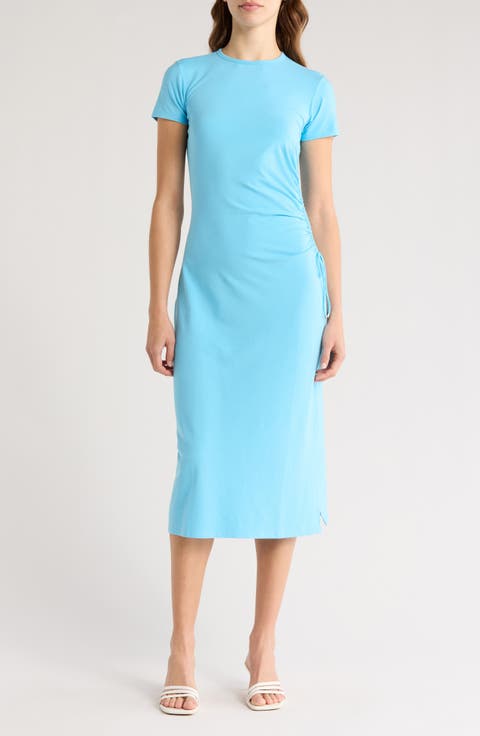 Jilaena Rubric Ruched T-Shirt Dress