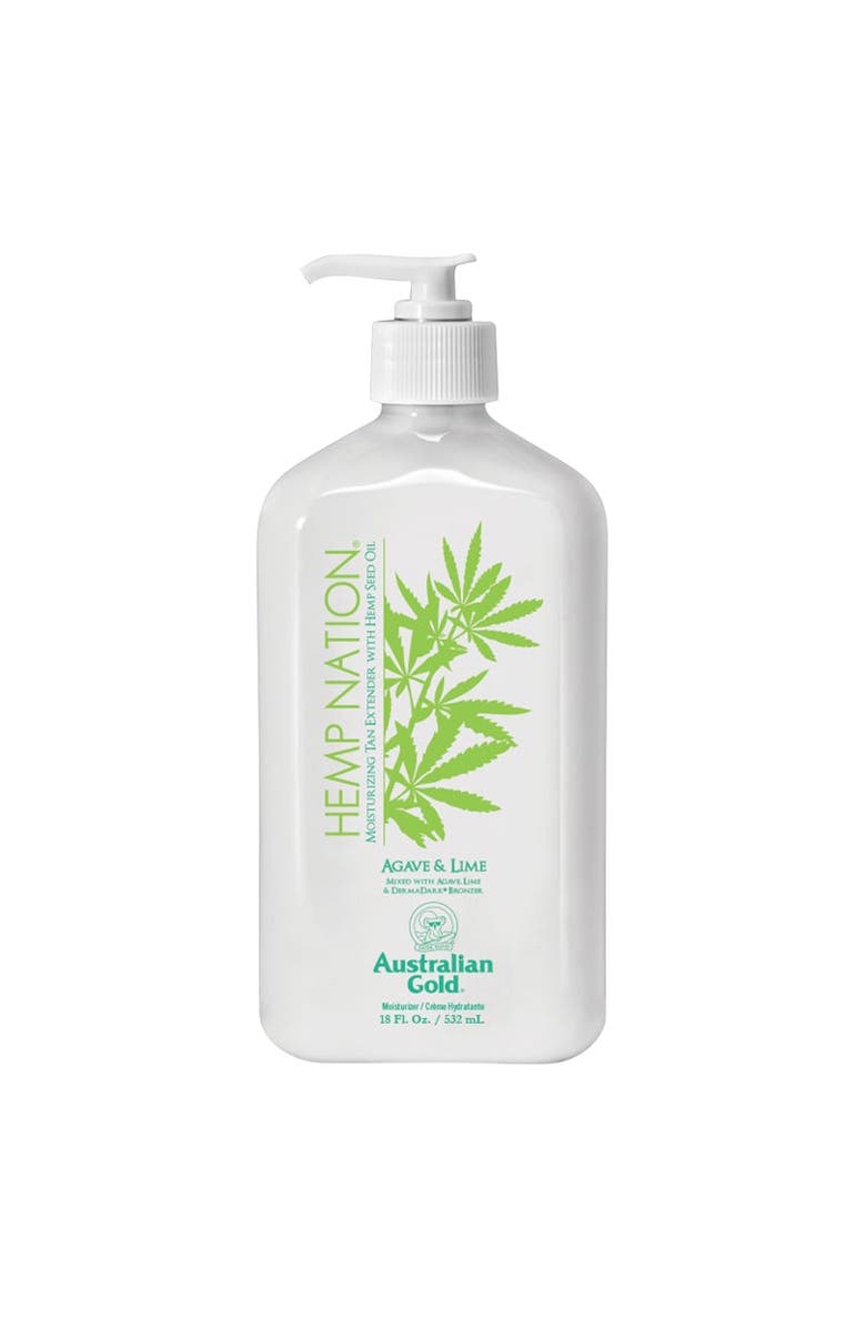 Australian Gold Hemp Nation Agave and Lime Body Lotion 18oz, Main, color, NO COLOR