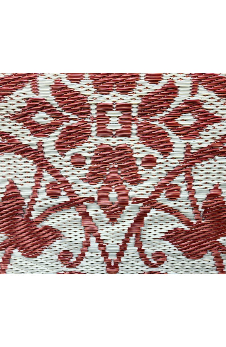 Mad Mats New Wrought Iron Rug, Alternate, color, Deep Red - 5'X8'