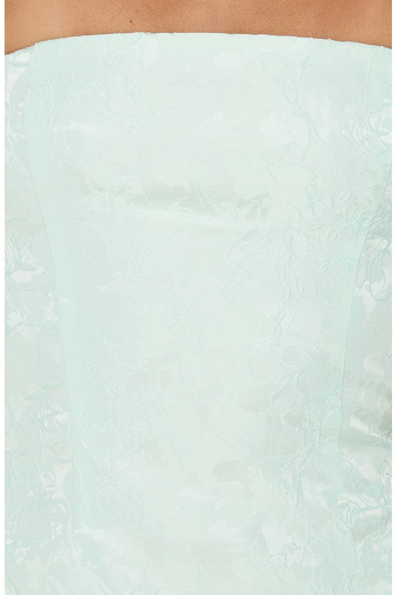 Heaven Sent Strapless Minidress, Alternate, color, MINT