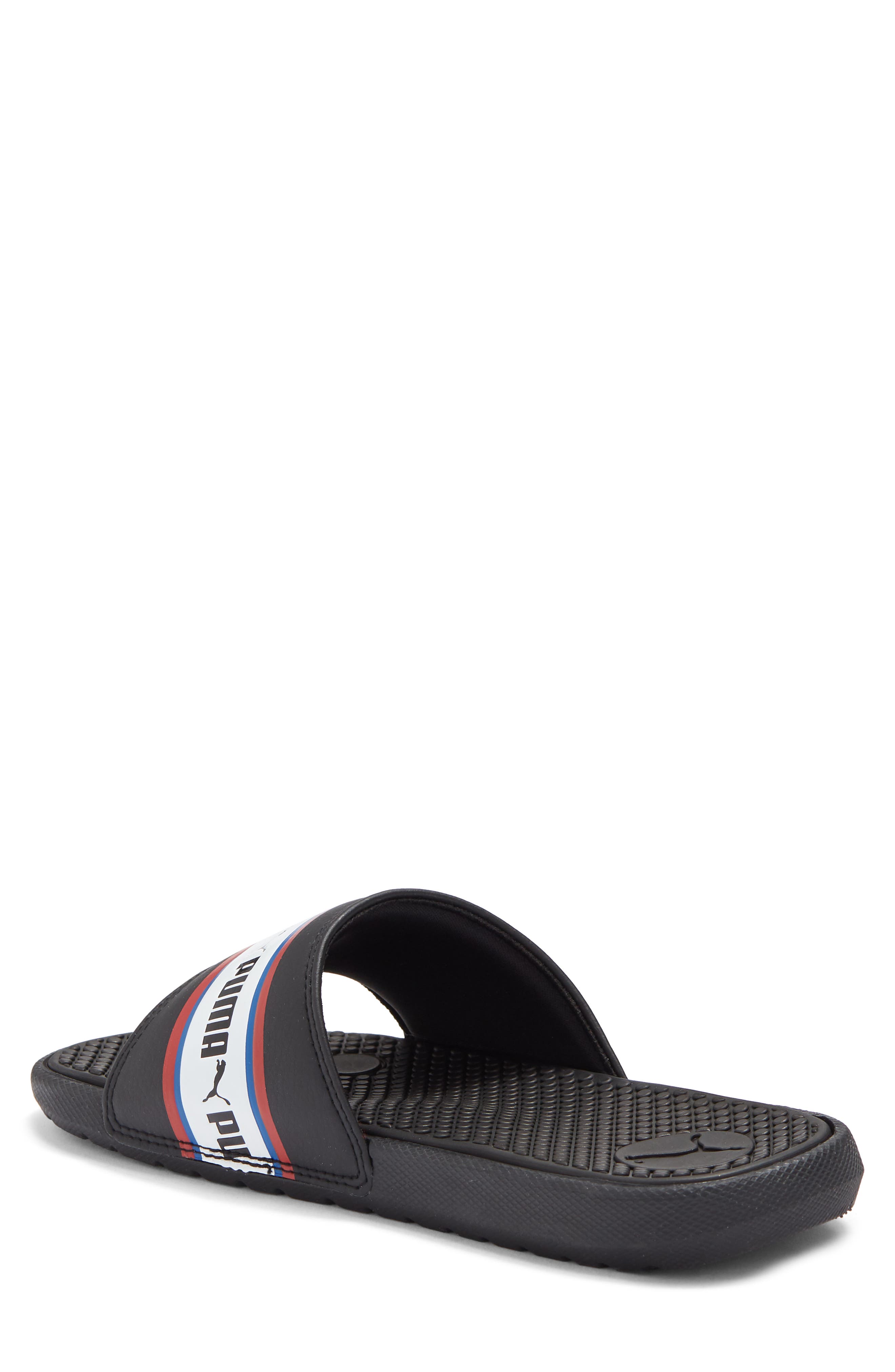 PUMA Kids' Cool Cat Stripe Repeat Slide Sandal, Alternate, color, 