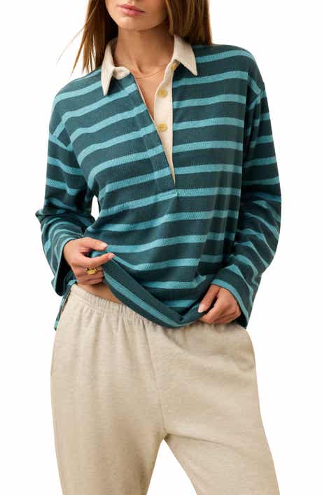 Faherty Legend Rugby Stripe Sweater
