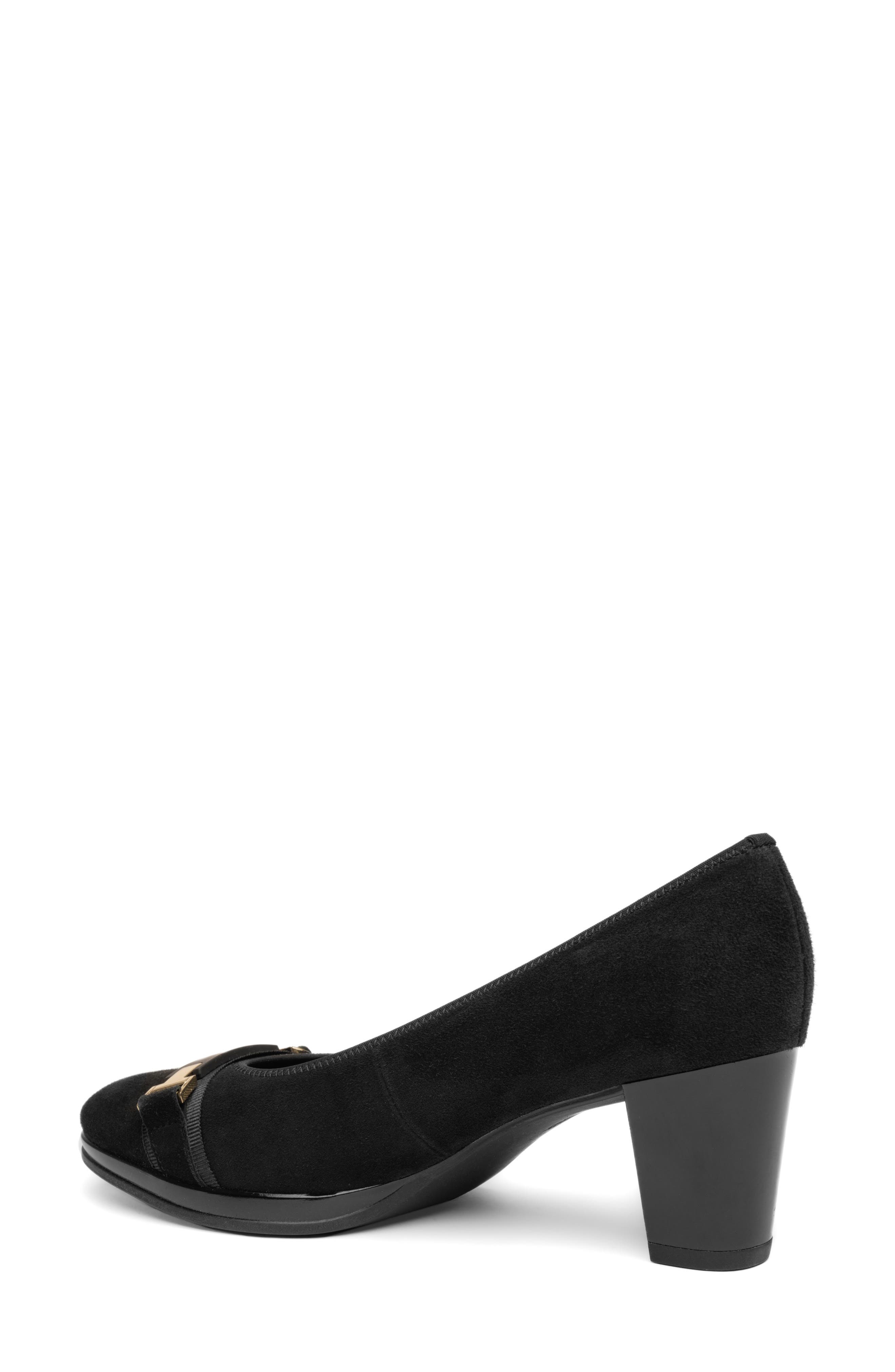 Ophelia Buckle Pump, Alternate, color, BLACK