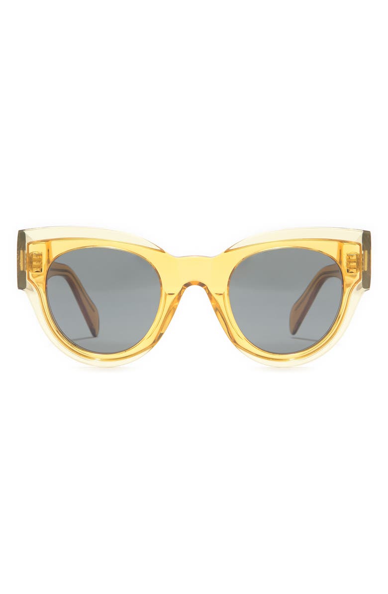 CELINE 48mm Layered Cat Eye Sunglasses, Main, color,