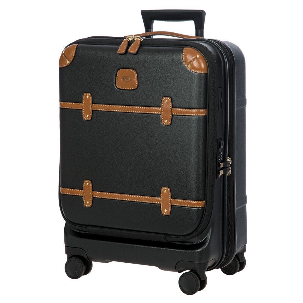 Bric's Bellagio 3.0 21" Carry-On Expandable Spinner w/Pocket, Alternate, color, Black