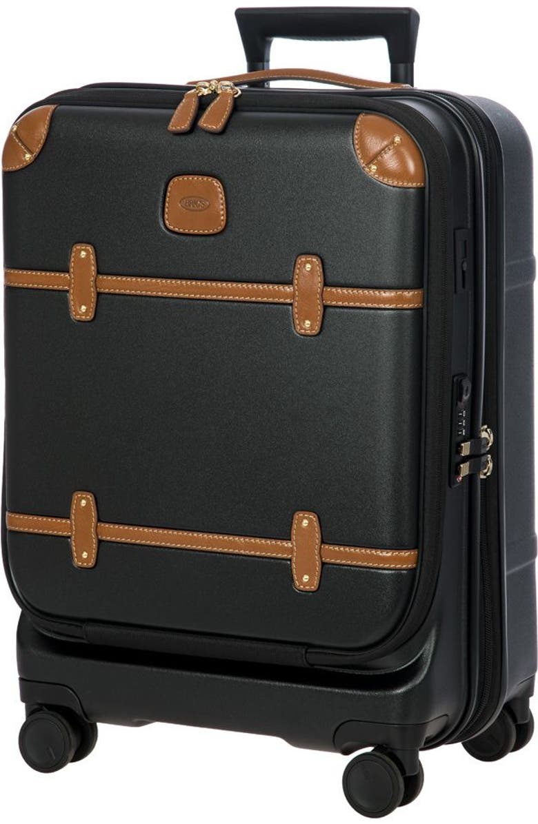 Bric's Bellagio 3.0 21" Carry-On Expandable Spinner w/Pocket, Alternate, color, Black
