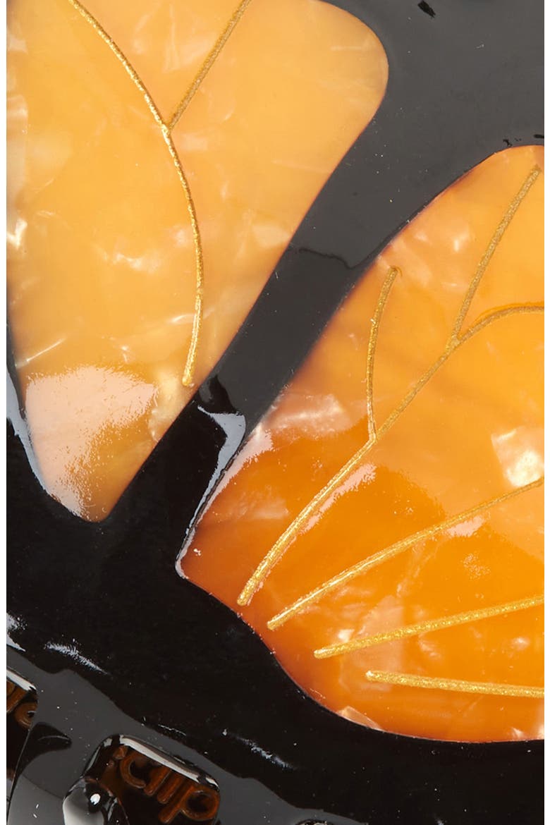 Monarch Hair Claw Clip, Alternate, color, ORANGE