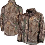 DUNBROOKE Men's Dunbrooke Realtree Camo Pittsburgh Steelers Circle Sportsman Waterproof Packable Full-Zip Jacket