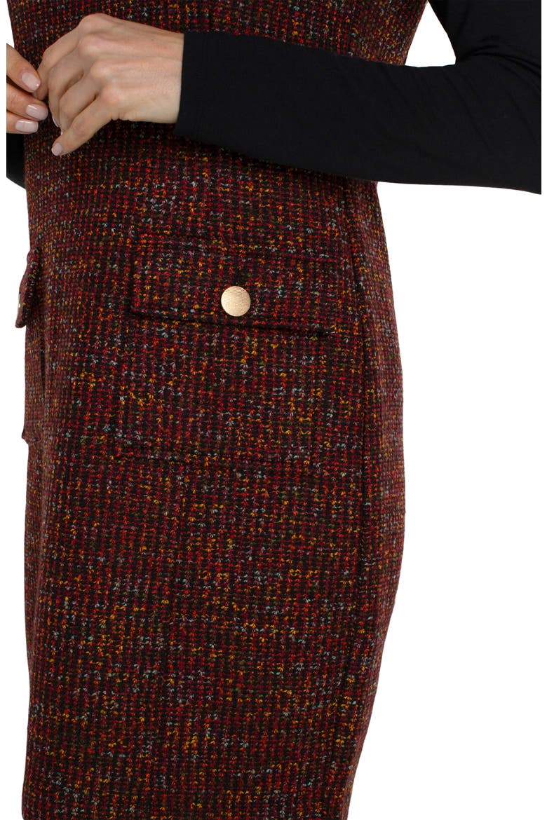 Sleeveless Sweater Dress, Alternate, color, BORDEAUX MULTI