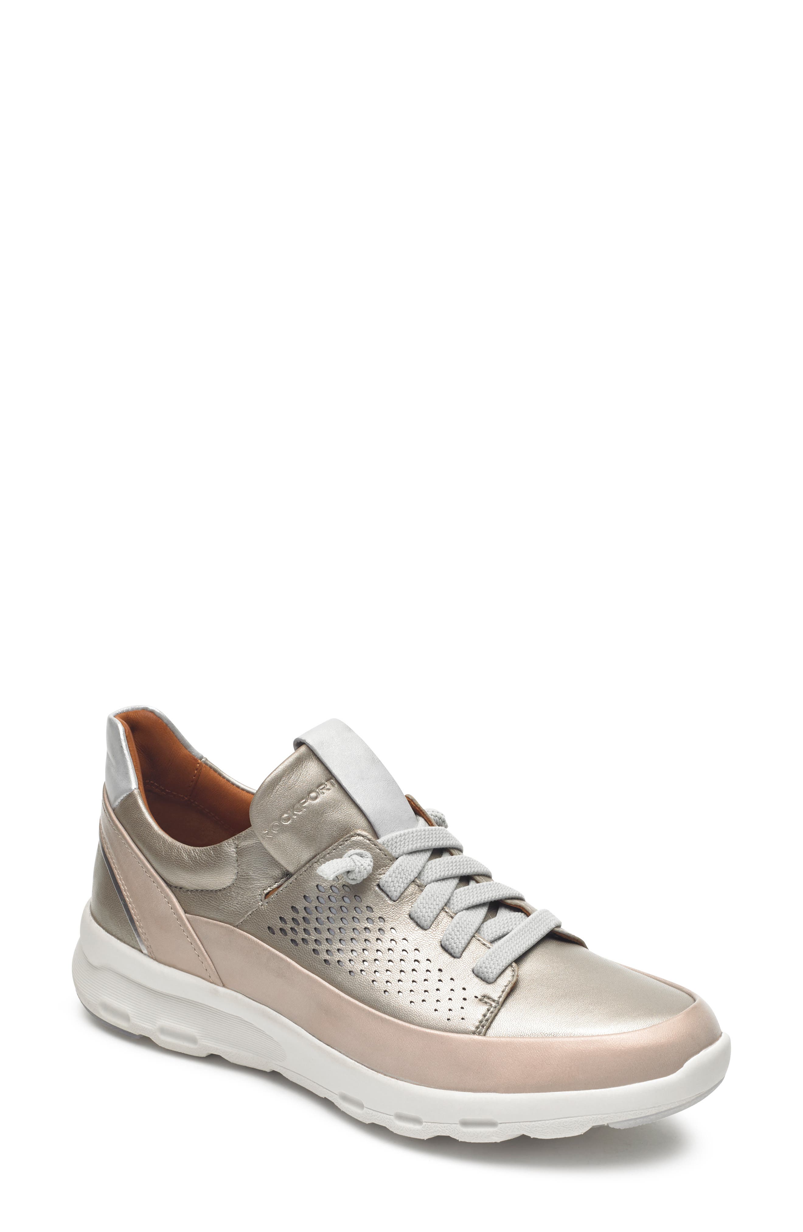 Cobb Hill Let's Walk Sneaker, Main, color, DOVE/ ROSE FABRIC