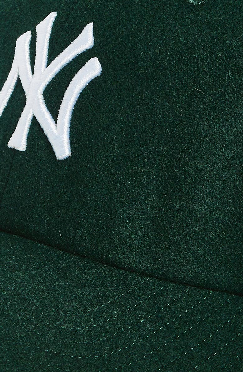 Sporty & Rich Yankees Serif Wool Blend Baseball Cap, Alternate, color, 