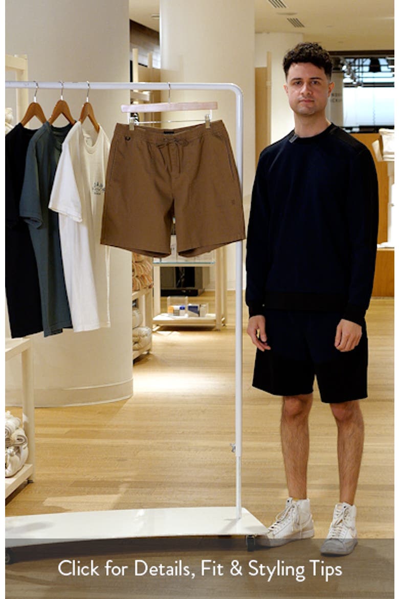 Made to Fade Stretch Cotton Drawstring Shorts video