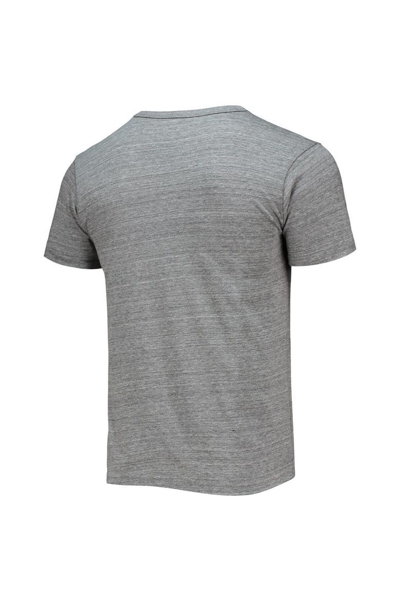 Men's League Collegiate Wear Heathered Gray Alabama Crimson Tide Football Focus Victory Falls Tri-Blend T-Shirt, Alternate, color, Heather Gray
