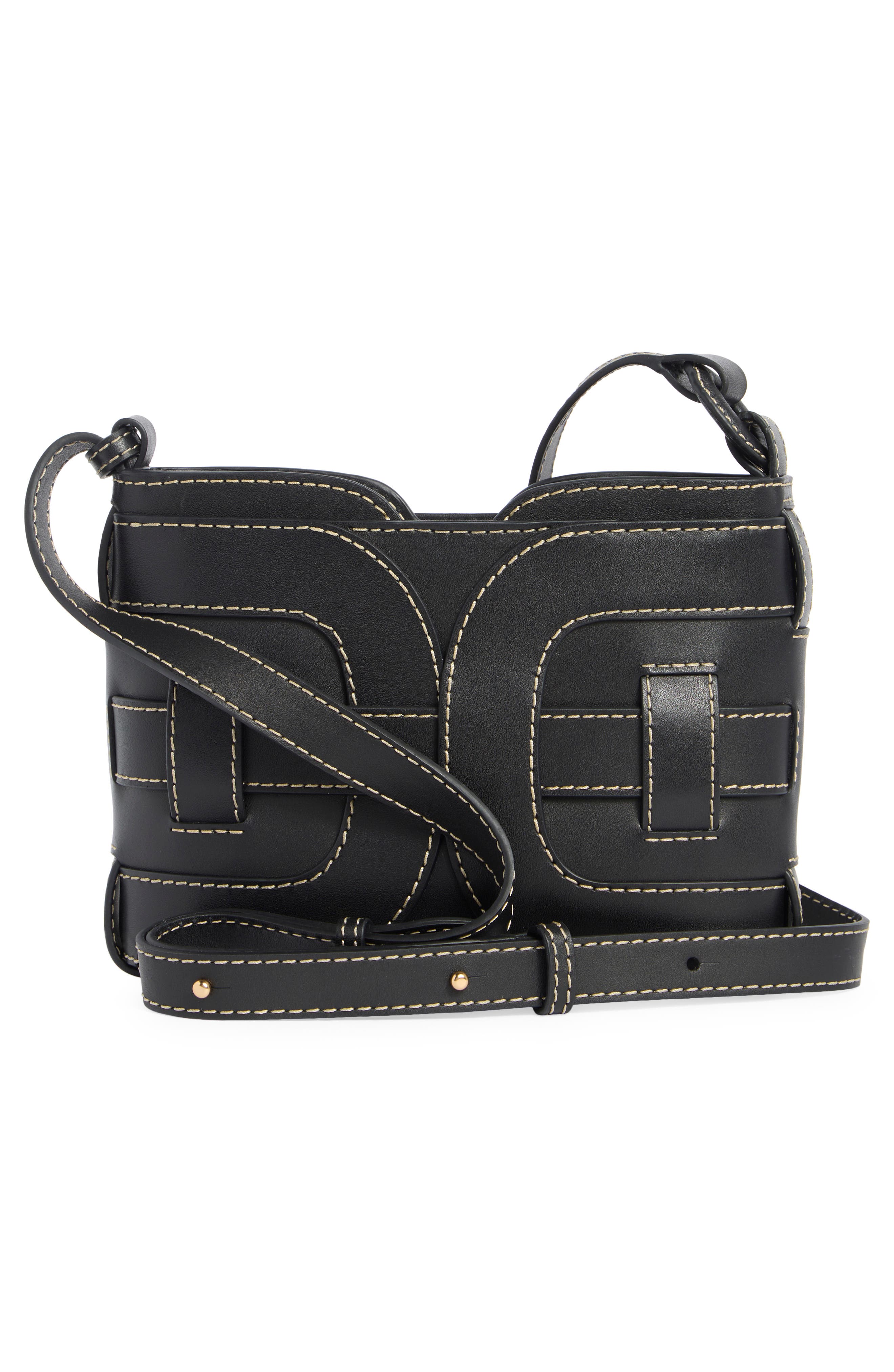 Sam Edelman Bay Leather Shoulder Bag, Alternate, color, 