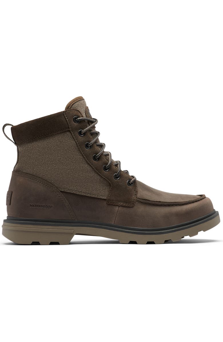 SOREL Carson Moc Waterproof Boot, Alternate, color, Major/ Wet Sand