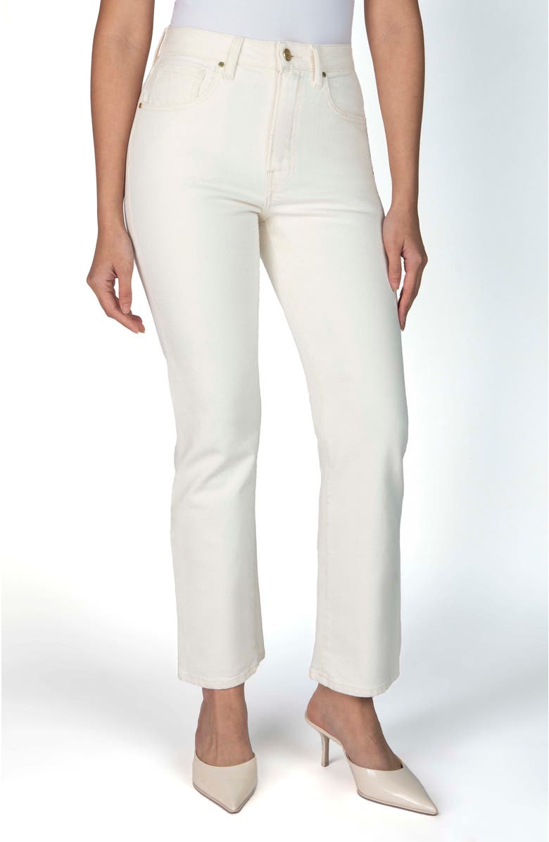 Nelle Atelier The Kate Petite Straight Leg Jean, Main, color, Pearl