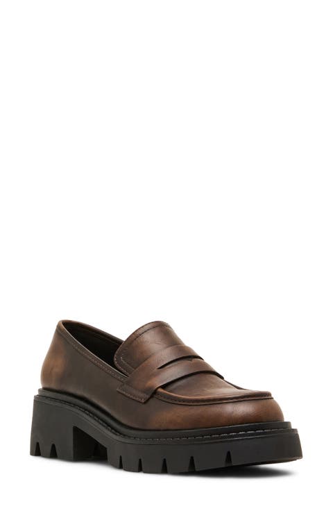 Milliee Faux Leather Penny Loafer
