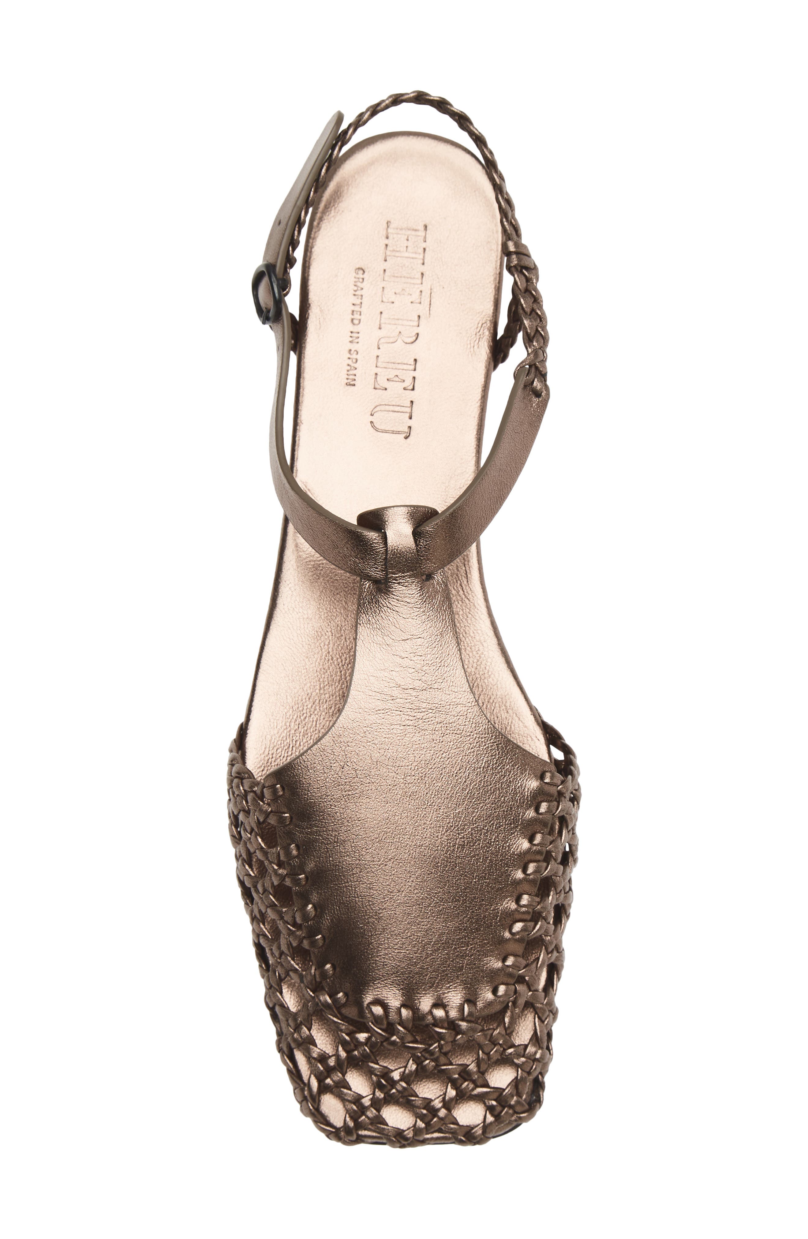 Reixa Metallic Leather Sandal, Alternate, color, WARM TAUPE