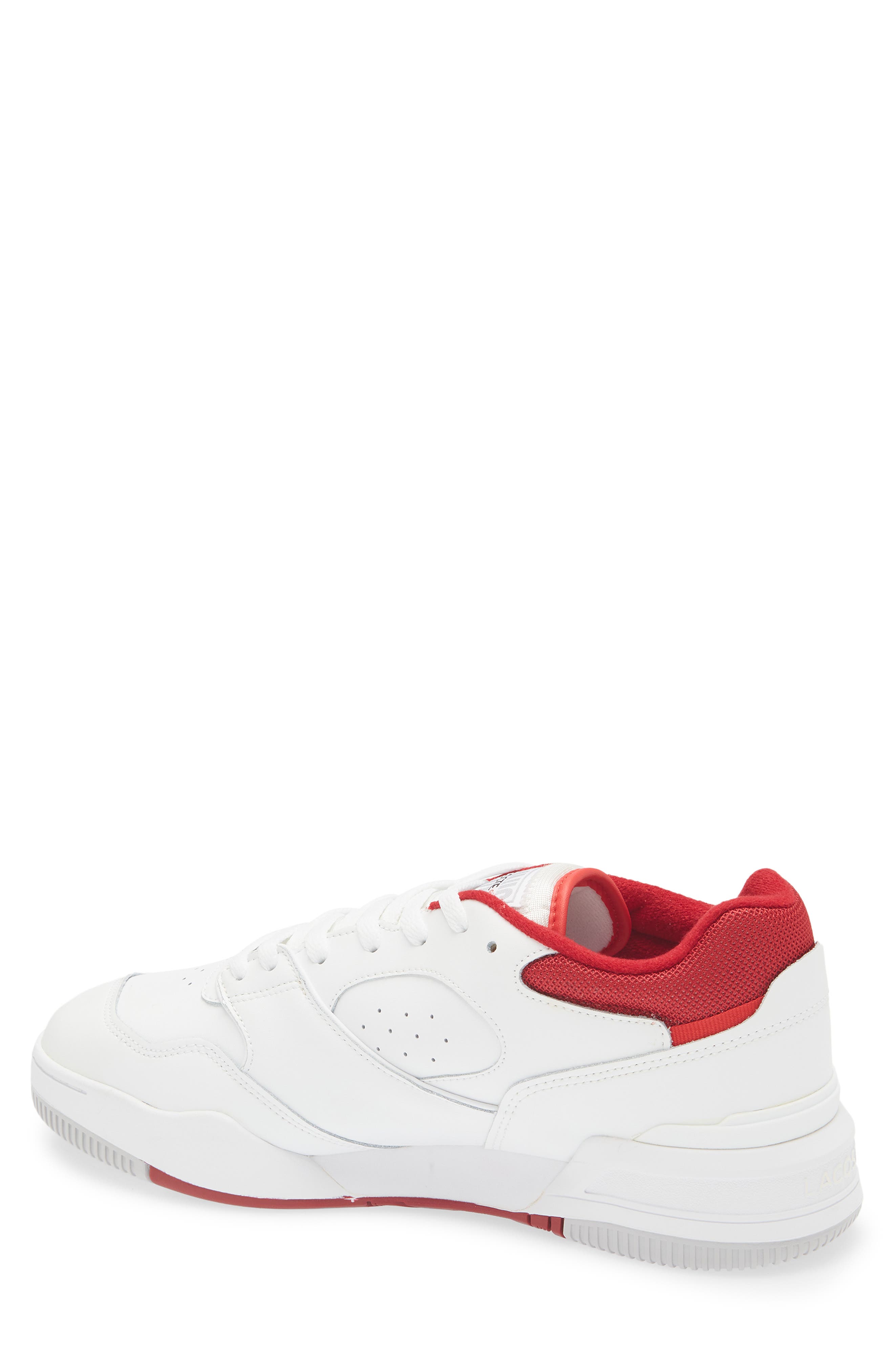 Lacoste Lineshot 124 Sneaker, Alternate, color, White/ Red