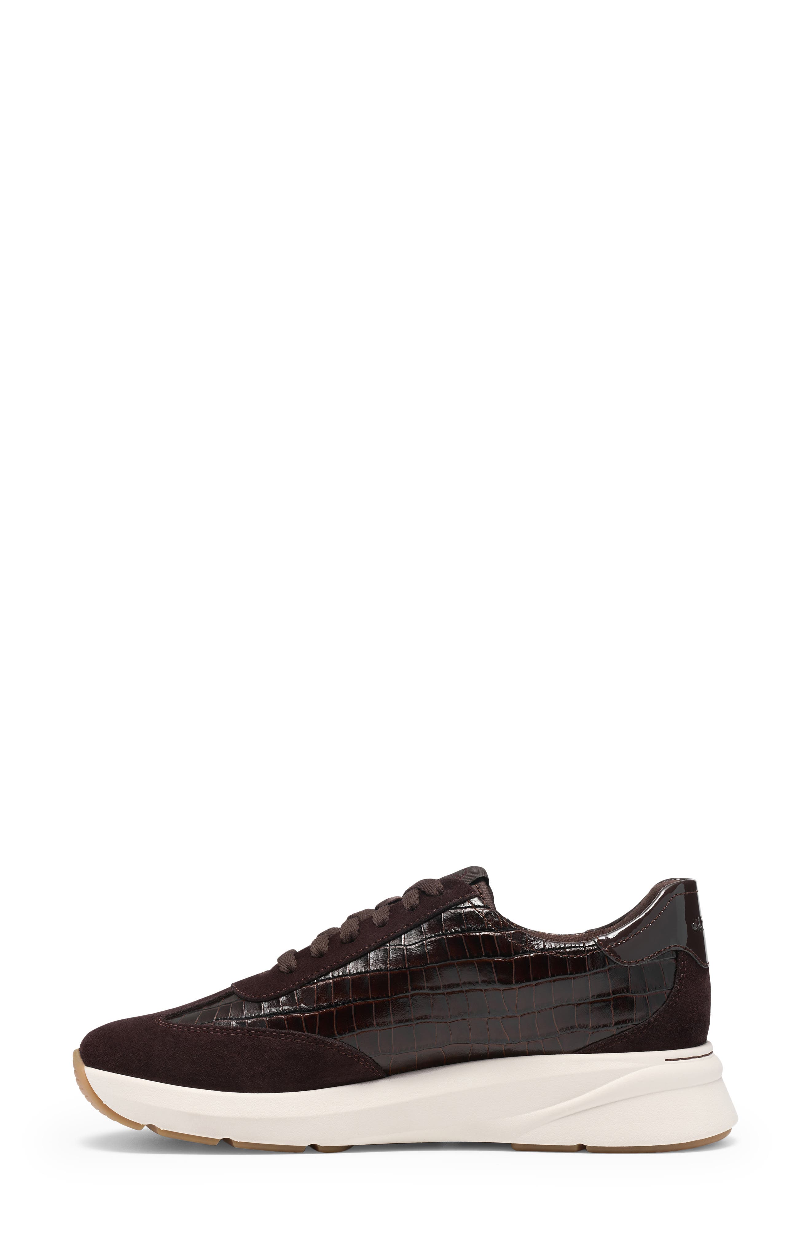 Code R Run Sneaker, Alternate, color, DARK BROWN COMBO