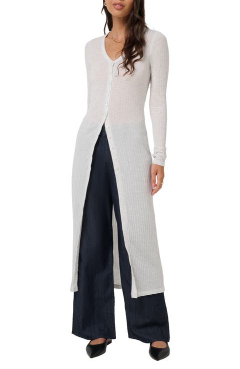 Cloud Modal Ribbed Duster