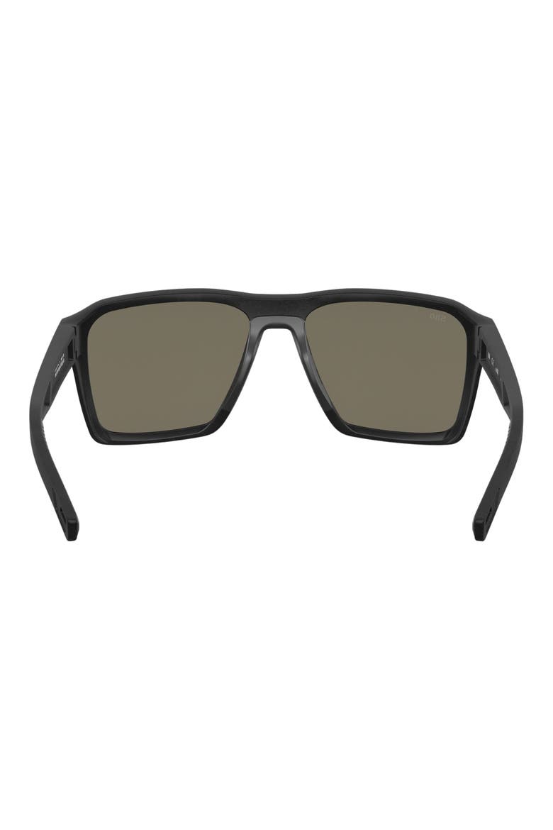 Antille 58mm Polarized Square Sunglasses, Alternate, color, BLUE MIRROR