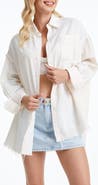 Bayeas Striped Cotton Long Sleeve Shirt