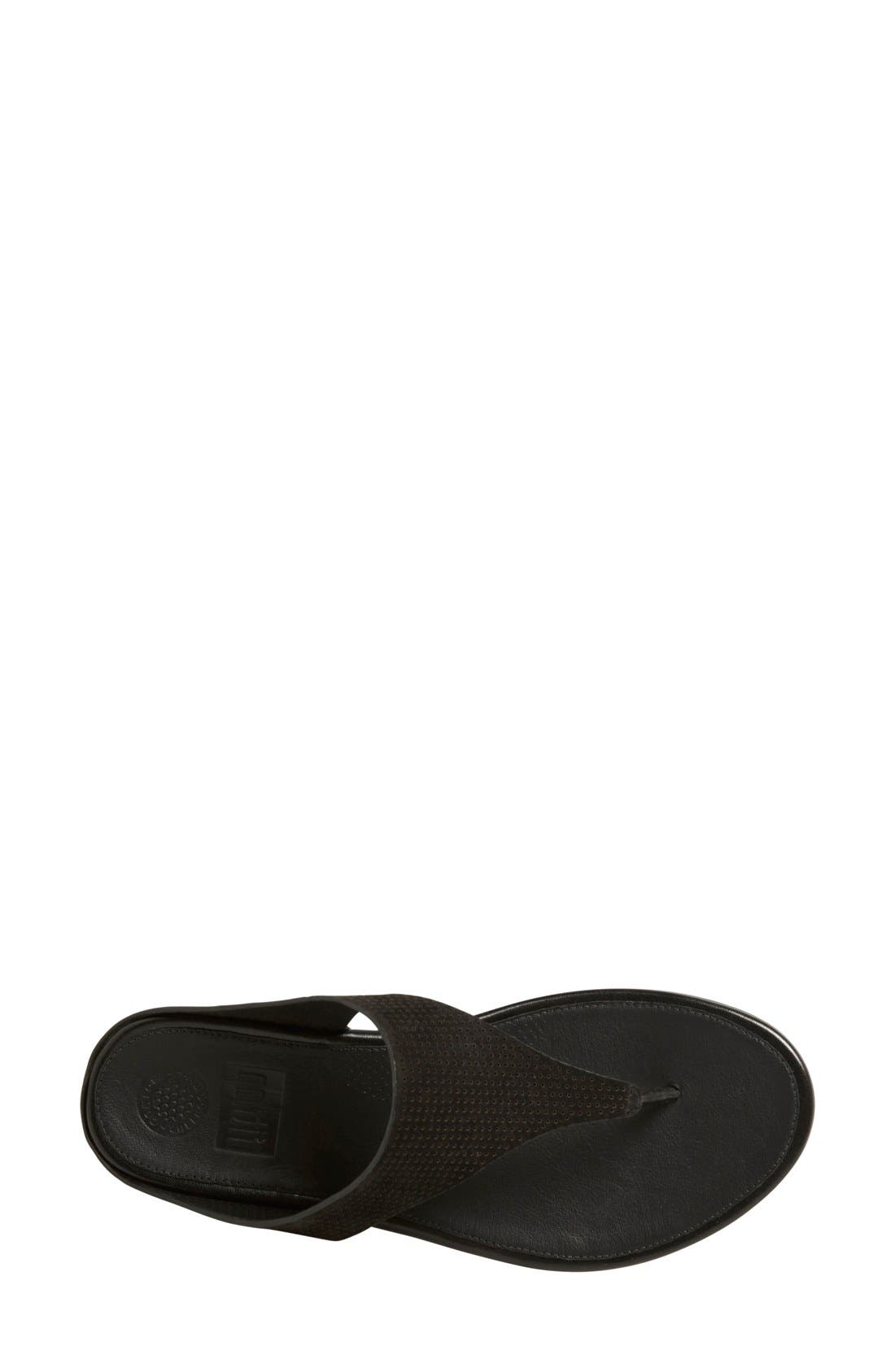 FitFlop <sup>™</sup> 'Banda SupercomFF<sup>™</sup> Cushioned' Perforated Sandal, Alternate, color, 