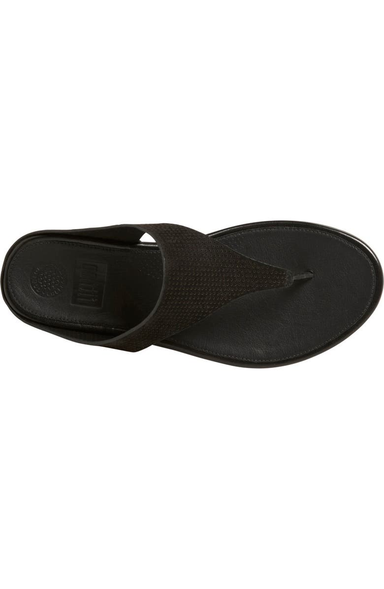 FitFlop <sup>™</sup> 'Banda SupercomFF<sup>™</sup> Cushioned' Perforated Sandal, Alternate, color,