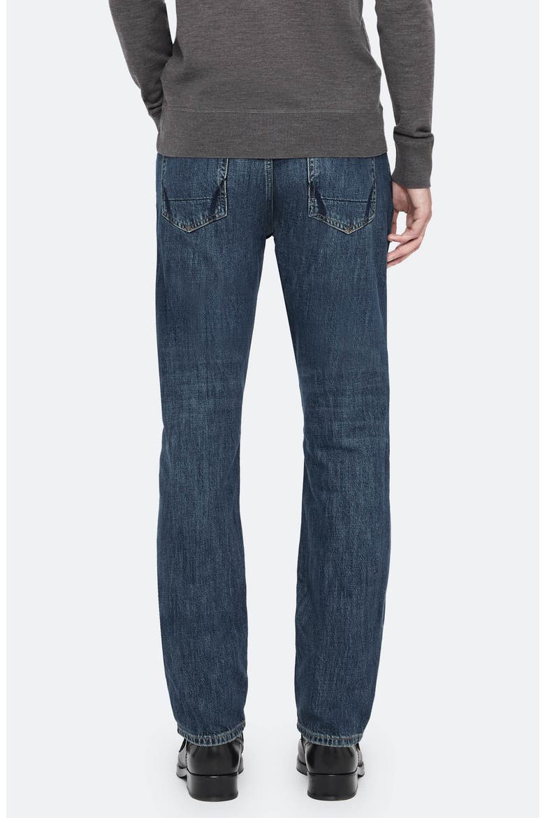 Slim Straight Leg Jeans, Alternate, color, DARK INDIGO