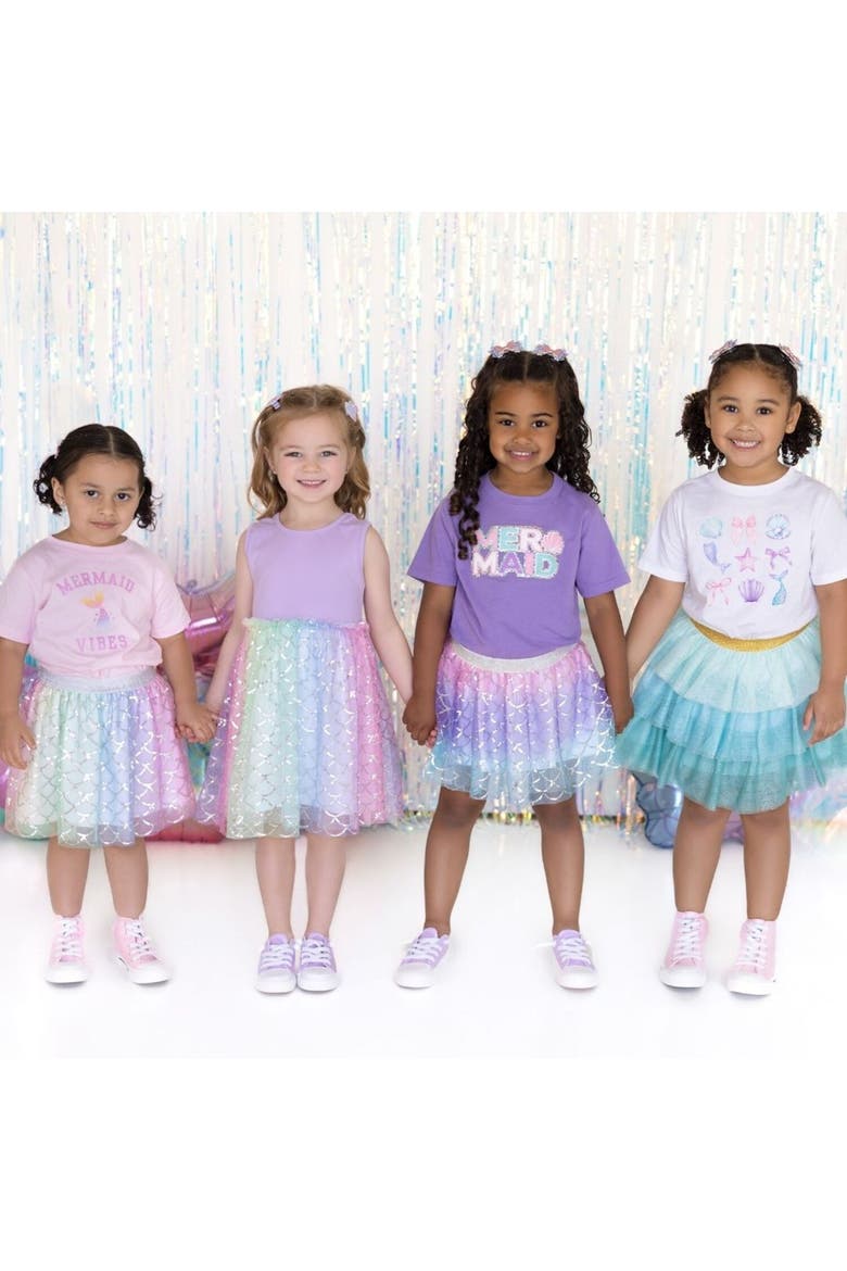 Rainbow Mermaid  Tutu, Alternate, color, Multicolor