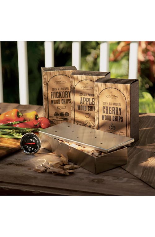 Cooking Gift Set Co Grill Smoker Gift Set In Silver