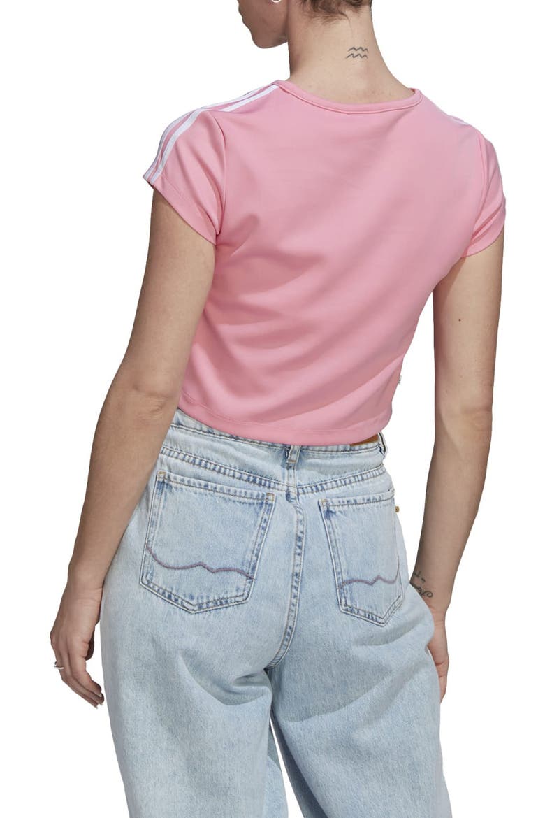 Logo Crop T-Shirt, Alternate, color, BLISS PINK